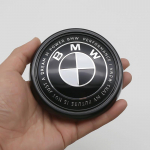 1 vnt. 3D ABS chromuotas juodas galinės bagažinės ženklelis su pagrindu BMW mėlynam ir baltam logotipui X5 E70 F15 X4 F26 X6 E71 F16 X3 F25 X5 X6-F16 F15 black