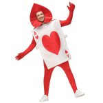 Alisos Stebuklų &scaron;alyje kostiumas suaugusiems Cosplay Pasirodymui &Scaron;irdžių Tūzo kortos apranga Sceninė suknelė Adult Red white