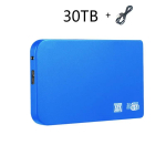 256TB SSD Didelės spartos SSD USB 3.0 Korpusas Mobilūs kietojo disko dėklai SSD I&scaron;oriniam saugojimui HDD Dėžutė Su USB3.0 Kabeliu ABS Blue-30TB