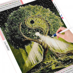 HUACAN 5D &bdquo;pasidaryk pats&ldquo;. Full square 20*30 cm