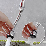 Virtuvė Apsaugos nuo purslų 360 laipsnių besisukančio mai&scaron;ytuvo filtro antgalis Vonios mai&scaron;ytuvo filtras Du&scaron;o galvutė