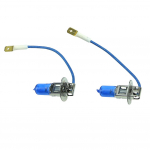 2vnt H3 12V 55W balta halogeninė priekinio žibinto pakaitinė lemputės lemputė automobiliui