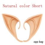 1Pora Kalėdų angelų suknelė Elfų ausys Fėjos Cosplay Priedai Helovino &scaron;ventiniam vakarėliui Lateksas Mink&scaron;tas, nekenksmingas netikrų ausų atramos 10cm smėlis