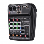 AI-4 kompakti&scaron;kas mai&scaron;ymo pultas skaitmeninis garso mai&scaron;ytuvas 4 kanalų BT MP3 USB įvestis + 48 V fantominis maitinimas
