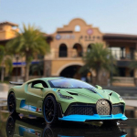 1 :32 &bdquo;Bugatti Veyron Divo&ldquo; lydinio sportinio automobilio modelis, liejamas metalas, žaislinės transporto priemonės, automobilio modelio modeliavimas, garso &scaron;viesos kolekcija, dovana vaikams