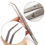Dantų chirurginis pincetas Mariam Tweezer College pincetas medvilninis tvarsliava dantytas antgalis odontologo įrankiai 1 piece College Tweezer