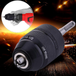 Grąžto griebtuvo adapteris, 2-13mm 1/2-20UNF tvirtinimas, didelio na&scaron;umo profesionalus konverterio įrankis su SDS Plus kotu adapteriu juoda