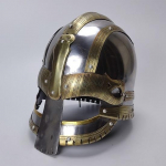 Vendal Mendulsaa sca larp , vikingų &scaron;almas, viduramžių tamplierių riterio kryžiuočių &scaron;arvai, vikingų lerpų kario &scaron;almas, plieninis žalvarinis &scaron;almas