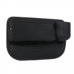 Mobiliesiems telefonams Automobilinės sėdynės tarpų laikiklis Daugiafunkcis Pu odinis sėdynės ply&scaron;ių laikymo dėžutė Auto konsolės &scaron;oninė laikymo dėžutė su puodelio laikikliu right