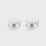 Creative Eye Shape S925 Sidabriniai auskarai, skirti paprastiems moteri&scaron;kiems cirkonio auskarams papuo&scaron;alams jubiliejaus dovanos sidabro papuo&scaron;alai sidabras