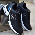 Neslystantis odinis vir&scaron;us Atsparus vandeniui ir aliejui juodos spalvos vyri&scaron;ki batai Vyri&scaron;ki vienviečiai sportbačiai 42