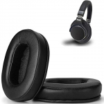 Keičiamos ausinės, Keičiamos ausų pagalvėlės, Suderinamas su Audio Technica ATH-M50x - M40x - M30x-MSR7-MSR7BK ausinėmis juoda