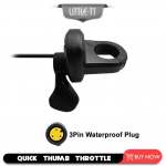 Elektroninio dviračio nyk&scaron;čio droselis de&scaron;iniojo pir&scaron;to droselis, skirtas 12&ndash;72 V, skirtas Bafang BBS01/02 BBSHD Waterproof