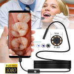 3 In1 10//5/3/2/1m USB endoskopas Borescope 6 LED vandeniui atsparus gyvatės fotoaparatas, skirtas Mac Windows IOS Android i&scaron;maniesiems telefonams mobilusis pramoninis endoskopas 1M