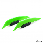 1 pora universalaus motociklo sparno aerodinaminio spoilerio sparno su lipniu motociklo dekoravimo lipduku motociklui