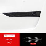 Skirta Tesla Model 3 YSX TPU pajuodusių priekinių žibintų galinių žibintų rūko žibintų apsauginė plėvelė priekinio žibinto galinio žibinto spalvos keitimas 3 Black Fog