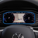 8 colių grūdinto stiklo ekrano apsauginė plėvelė VW, Volkswagen Taigo 2022 GPS centrinis ekranas Auto salono lipdukas