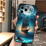 Burinės valties telefono dėklas, skirtas iPhone Samsung Galaxy Redmi Xiaomi Oppo OnePlus Note SA 7 8 9 10 11 12 13 14 20 21 22 23 53 54 Pro Max Plus Ultra iPhone 6 or 6S