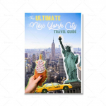 Niujorko Manheteno plakatas ir spausdintas Niujorko žemėlapis Turizmo kra&scaron;tovaizdžio aliejinė tapyba 21cm&times;30cm NoFrame