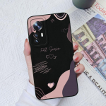 Skirta Xiaomi 10 11 12 13 Lite 10T 11T 12T 12S Ultra 11X Pro Dėklai Fashion Love Heart Camera Protection Square Skystas silikonas, skirtas Xiaomi buferiui Xiaomi Mi A3