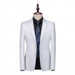 Vyri&scaron;ki drabužiai Stilingas formalus vyri&scaron;kas verslo biuro &scaron;varkas XXXXXL balta