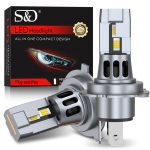 2vnt H4 9003 HB2 LED priekinių žibintų lemputės Canbus tolimųjų &scaron;viesų automobilių &scaron;viesos turbo diodų lempos automobilinis motociklas 20000LM 12V 6500K