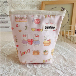 Fresh Sweet Fashion Clutch kosmetikos krep&scaron;ys Mielas spausdintas makiažo mai&scaron;elis ne&scaron;iojamasis lūpų dažų raktų laikiklis monetų piniginės drobės laikymo krep&scaron;ys 15.5x8.5x15cm