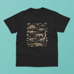 Dinosaur Skeleton Fossils Paleontologist Unisex mar&scaron;kinėliai S