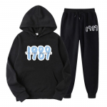 Taylor The Eras Tour Vyri&scaron;ki megztiniai, džemperis + sportinės kelnės vidurnakčio albumas Swift Print Tracksuit Sportiniai drabužiai Moteri&scaron;ki drabužiai 2 dalių rinkinys M