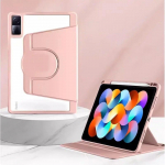 360&deg; besisukantis akrilinis dėklas, skirtas Redmi Pad SE 11 colių 2023 m. stovo odinis dangtelis, skirtas Xiaomi Pad 6 6 Pro Pad 5 5 Pro su Pen Slot smūgiams atspariu dėklu Redmi Pad 10.61 inch rožinė