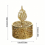 4 vnt. paauksuota maža dėžutė Kūdikio pilnaties mėnulio dovanų plastikinė saldainių dėžutė dovanų dėžutė &scaron;okolado pakavimo dėžutė A