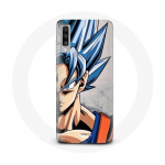 Coque Samsung Galaxy A70 Anime Dragon Ball Goku Cheveux bleu