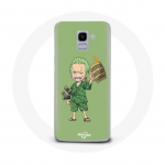Coque pour Samsung Galaxy A8 2018 One piece Manga Roronoa Zoro