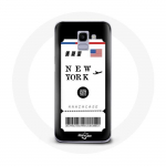 Coque pour Samsung Galaxy A8 2018 Billet d'avion New York