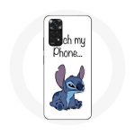Coque pour Xiaomi Redmi Note 11S Lilo et Stitch mignon Fond blanc balta