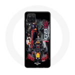 Coque pour Samsung Galaxy A22 4G Formule 1 Max Verstappen Pilote F1 Red Bull 15