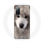 Coque pour Samsung Galaxy S20 FE Samoy&egrave;de Gris Race de chiens