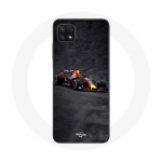 Coque pour Samsung Galaxy A22 5G Formule 1 Max Verstappen F1 noir rouge et jaune