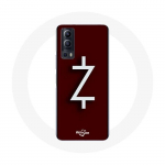 Coque pour Vivo Y72 Ozark Saison 4 Logo Z Blanc Fond Rouge balta