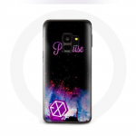 Coque pour Samsung Galaxy S9 Exo Groupe K-pop Logo Chanson Promise