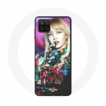 Coque pour Samsung Galaxy A12 Blackpink Lisa Playing With Fire en SBS Gayo Daejun