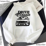Naujovės automobilių gobtuvai Vyri&scaron;ki animaciniai filmukai Juokingi grafiniai megztiniai su gobtuvu Gatvės drabužiai Spausdinti Hoodie Harajuku Green Treniruočių sportinė apranga Hoody L balta