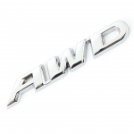 1 x 3D metalinis AWD logotipo emblemos lipdukas 4WD ženklelio lipduko logotipas (9,2*1,45cm) sidabras