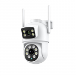 4K 8MP Wifi kamera PTZ lauko dvigubi ekranai žmogaus aptikimo dvigubi lę&scaron;iai spalvoti naktinio matymo saugumo apsauga IP kameros garso iCSee programa