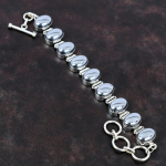 &Scaron;ungito brangakmenio apyrankė Rankų darbo apyrankė Unikalūs papuo&scaron;alai 925 Sterlingo sidabro apyrankė Reguliuojama Grandininė apyrankė Eleganti&scaron;ka apyrankė dovanai Adjustable