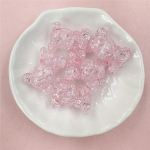 Auk&scaron;tos kokybės Mada DIY Sprogstantis Me&scaron;kinas 5 vnt. 18,5*22,5 mm Akriliniai Priedai Apyrankė Skaidrus Rankų darbo Karoliai Juvelyrikos gamyba rožinė