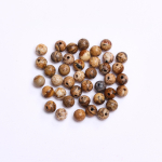 Laisvi karoliukai 4/6/8/10/12mm 40-15vnt Apvalūs karoliai Paveikslėlis Jaspio natūralaus akmens aksesuarai papuo&scaron;alams Karoliukai pasidaryk pats 4mm 40Pcs