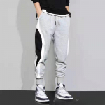 Rudeninės vyri&scaron;kos kelnės Laisvos kelnės Jogger Pocket Laisvalaikio sportinės kelnės Mados Vyri&scaron;kos kelnės Gatvės apranga Drabužiai M pilka spalva