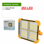 Ne&scaron;iojama saulės lempa Galinga LED &scaron;viesa Įkraunama saulės &scaron;viesa Rankena Žibintas Sodo lempa Lauko saulės žibintas A- Solar lamp