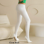 Sexy Stiletto Ry&scaron;kios lakinės odos kelnės Batai Batai Ploni auk&scaron;takulniai Juoda Balta Raudona Stretch Batai Kelnės Batai Pra&scaron;matnūs 44